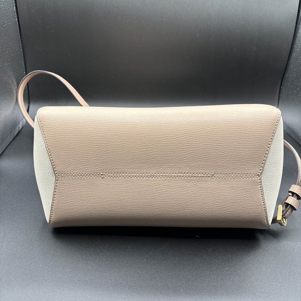 Kate Spade Leather Phoebe Top Handle Satchel Handbag Toasted Hazelnut Crossbody - Picture 7 of 15